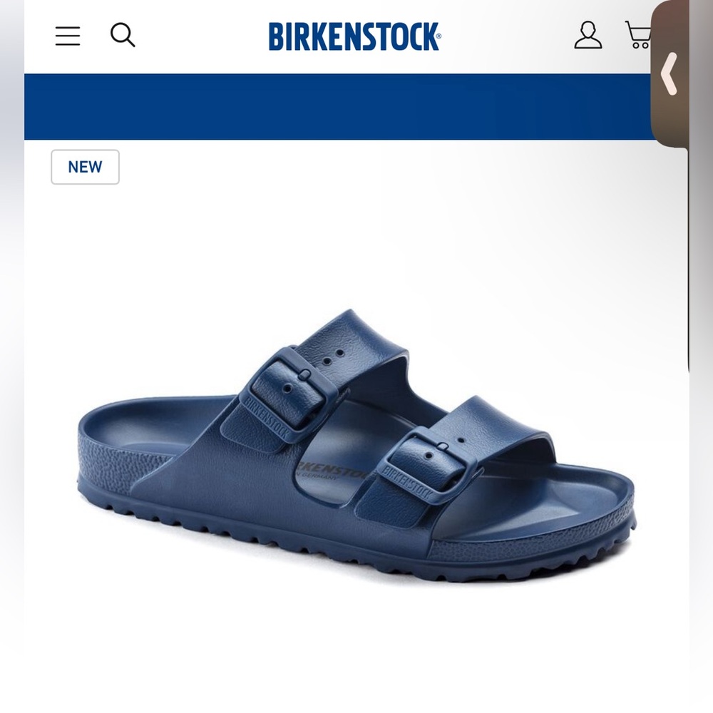 Birkenstocks woman’s size 5w navy